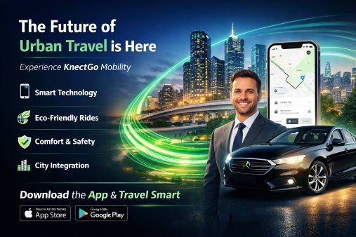 KnectGo Mobility app redefining urban travel with fast city rides
